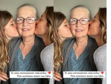 Gisele Bündchen homenageia a mãe e declara saudade: “Sentimos sua falta”