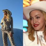 Monique Alfradique é confundida com Madonna em Copacabana