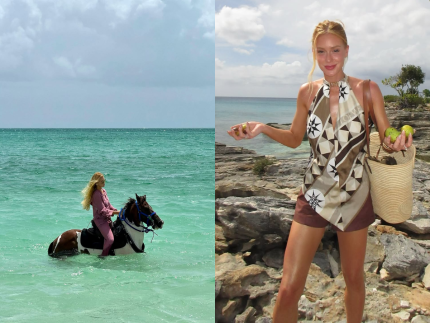 De férias, Marina Ruy Barbosa compartilha novos cliques em praia paradisíaca