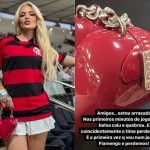 Karoline Lima relaciona quebra de “amuleto da sorte” à derrota do Flamengo