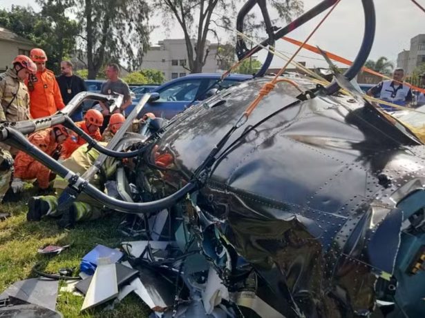 Saiba quem são as outras vítimas de acidente aéreo entre dois helicópteros no Rio de Janeiro