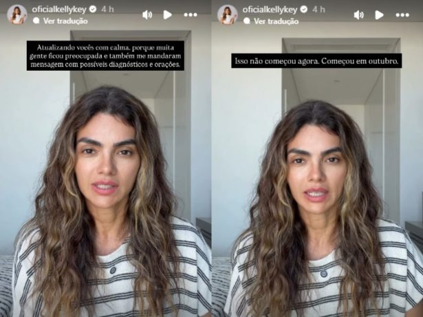 Kelly Key relata rotina de exames do marido, Mico Freitas, e atualiza diagnóstico de labirintite