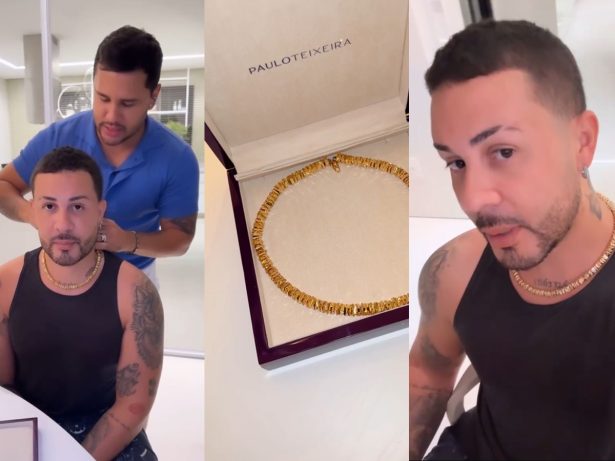 Lucas presenteia Carlinhos com viagem executiva para a Grécia e joia de R$300 mil