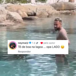 Neymar brinca sobre regularização de seu lago artificial: “De boa na lagoa”