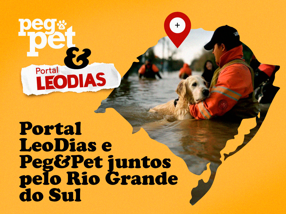 Portal LeoDias se uniu a PegPET para angariar fundos para o Rio Grande do Sul