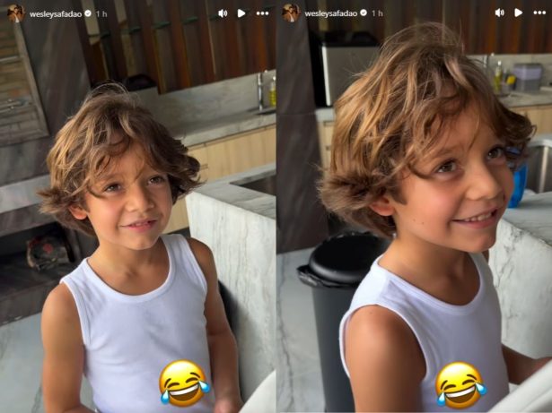 Dom, filho de Wesley Safadão, tira nota alta na escola e cantor oferece “prêmio”