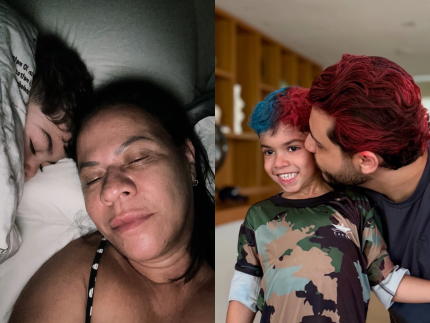 Em meio à disputa judicial, mãe de Marília Mendonça compartilha momento com Leo