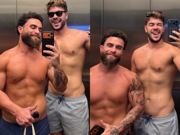 Álvaro Xaro e Sergio Mota aparecem juntos em registros e levantam rumores na web