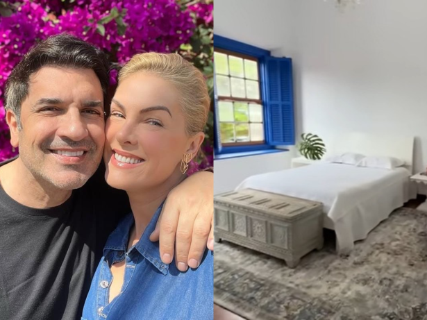 Edu Guedes e Ana Hickmann revelam o quarto do casal antes do grande dia