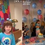 Maria Alice, filha de Virginia e Zé Felipe, ganha festa com sessão de cinema