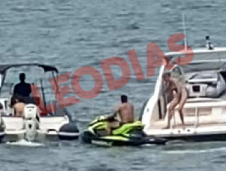 Apenas amigos! Ana Hickmann sobe em jet ski de Edu Guedes em Paraty