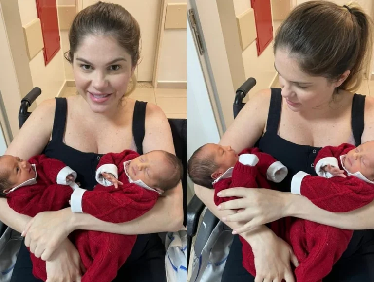 Após quatro dias no hospital, Bárbara Evans e filhos recebem alta