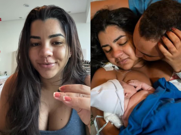 Ary Mirelle detalha parto do segundo filho com João Gomes: “Pensei que não fosse conseguir”