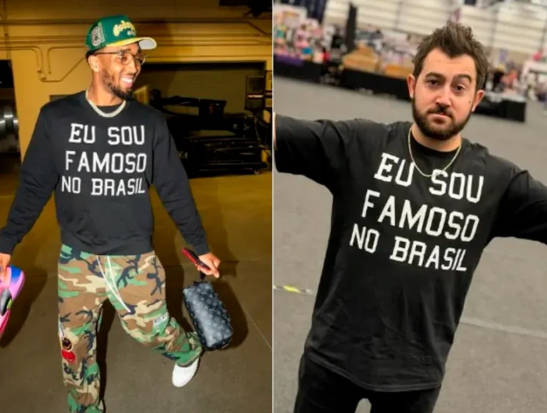 Astro da NBA copia “Greg” e veste camisa que viralizou na web: “Eu sou famoso no Brasil”