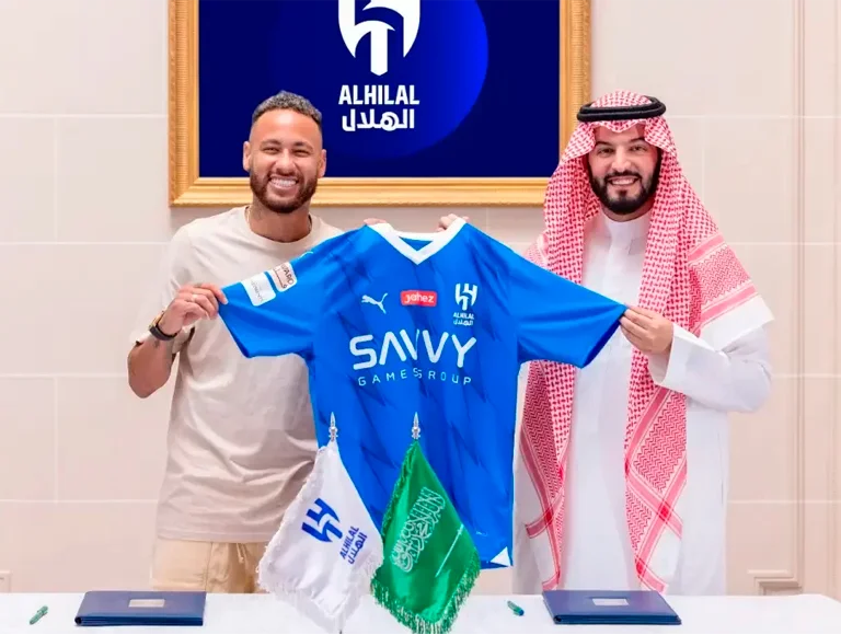 Neymar chegou ao Al-Hilal em agosto de 2023 (Divulgação)