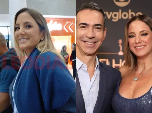 Tici Pinheiro grava vinheta de fim de ano da Globo e comenta possível ida à emissora