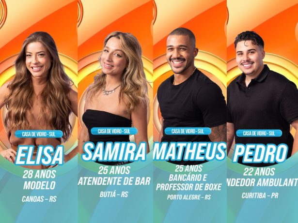 “BBB26”: Conheça os participantes da Casa de Vidro da Região Sul