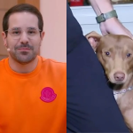 Paulo Mathias adota cachorro no RS após tutor entrar para lista de desaparecidos