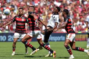 O segundo gol selou a vitória botafoguense no clássico contra o Flamengo. Foto: Reprodução