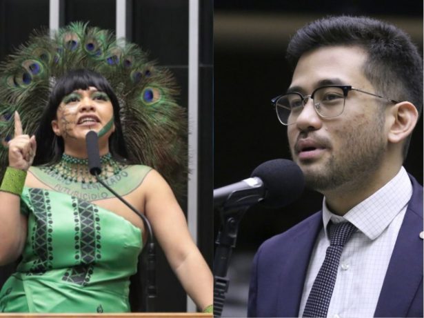 Kataguiri reage a acusação de racismo e diz que foi alvo de xenofobia de Célia Xakriabá