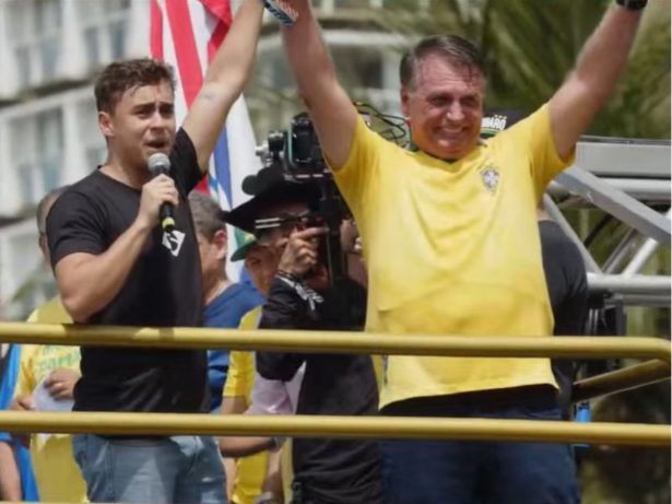 Defesa de Bolsonaro nega infração e diz que não houve contato com celular de Nikolas Ferreira