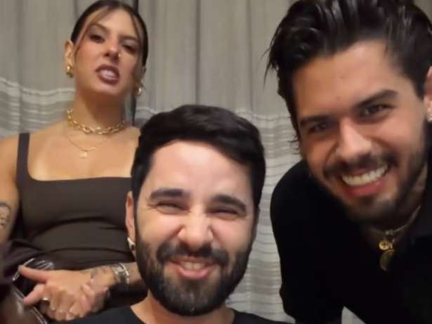 Ana, Zé e amigo da cantora postam vídeos juntos após boatos de afastamento por comentário