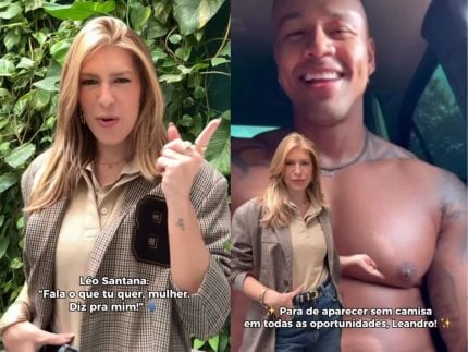 Lore Improta faz pedido inusitado a Léo Santana: “Chamou logo de Leandro”