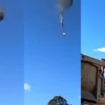 Balão pega fogo durante passeio, cai e deixa ao menos 8 mortos em SC