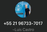 Contato falso atribuído ao técnico do Grêmio, Luís Castro / Foto: Polícia Civil RS
