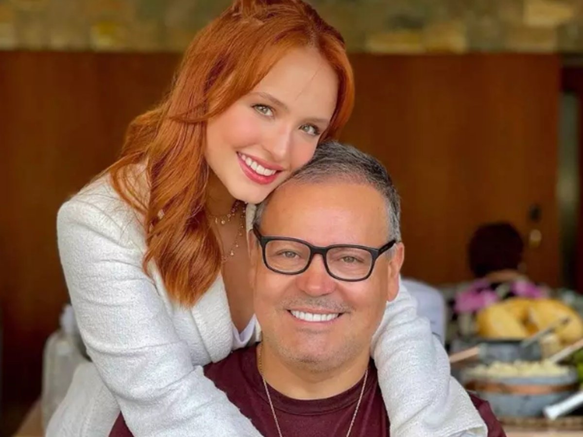 Larissa Manoela e seu pai, Gilberto Elias Santos (Reprodução / Redes Sociais)