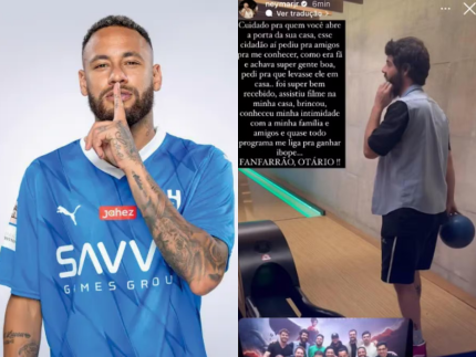 Neymar falou de Defante  em meio a treta com Piovani