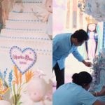 Para chegar no céu: veja os detalhes do bolo do aniversário de Maria Alice