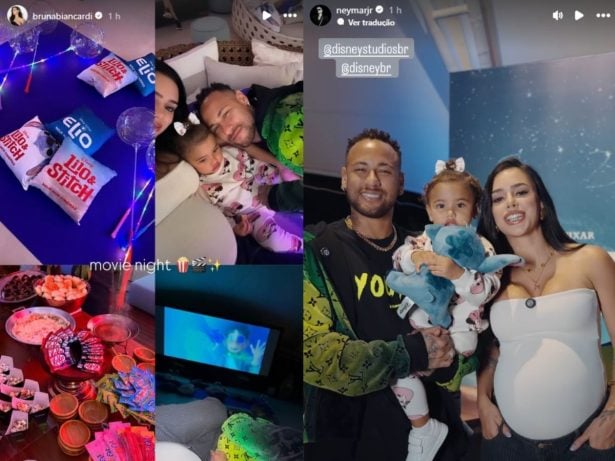 Sextou! Bruna Biancardi exibe programação em família com Mavie e Neymar