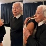 Fernanda Montenegro e Bruna Marquezine se reencontram nos bastidores de peça no Rio