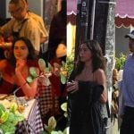 Bruna Marquezine é vista em almoço com amigo em restaurante do Rio