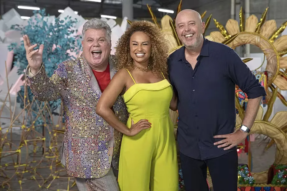 Milton Cunha, Karine Xavier e Alex Escobar: trio continua no Carnaval, mas influenciadores, não.