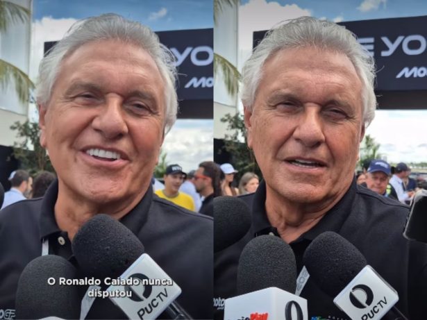 Caiado descarta papel de vice nas eleições presidenciais: “Não seria compatível”