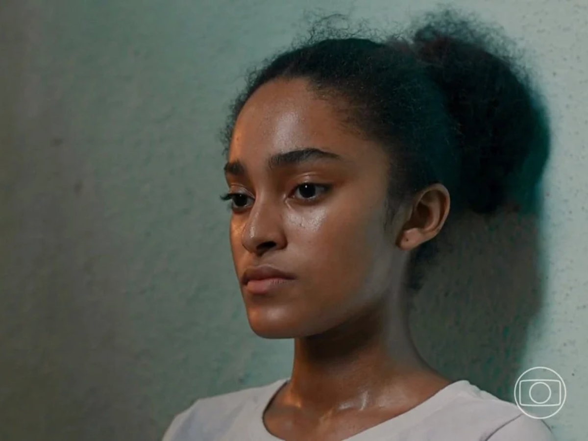 Teca (Livia Silva) em Renascer (Reprodução/Globo)