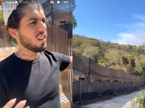 Zé Felipe revela desejo de grafitar muro da mansão: “Vai ficar massa”