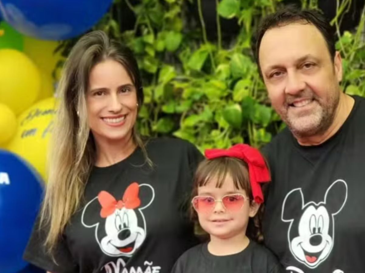 Paula, Pampa e filha (Reprodução)
