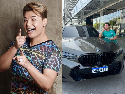 Às vésperas do aniversário, David Brazil é surpreendido com BMW do ano