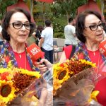 Em homenagem na Calçada da Fama da Globo, Nívea Maria relembra papéis marcantes