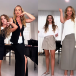 Tal mãe, tal filha! Angélica e Eva usam looks combinando e arrancam elogios