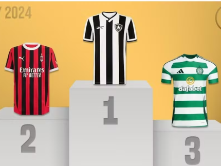Camisa do Botafogo é eleita a mais bonita do mundo, diz site internacional
