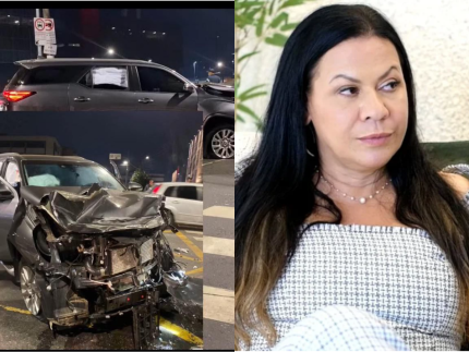 Dona Ruth, mãe de Marília Mendonça, sofre acidente de carro em SP