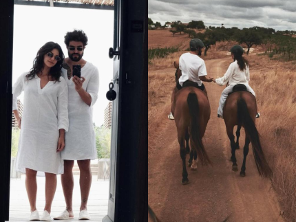 Caio Castro publica fotos românticas com Vitória Bohn durante viagem a Portugal