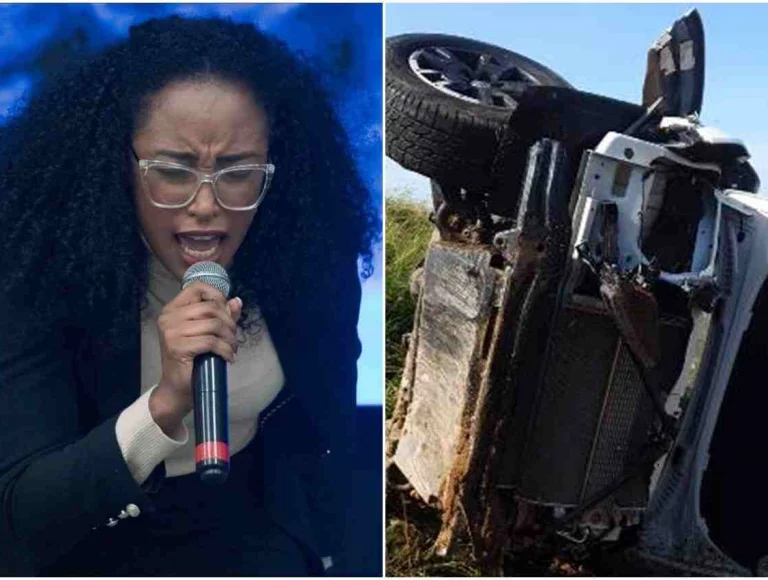 Cantora gospel Sulamita Alves sofre grave acidente de carro com o marido