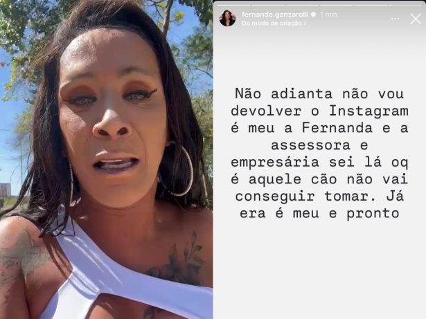 Fernanda Ganzarolli acusa sobrinha de ter “roubado” seu Instagram