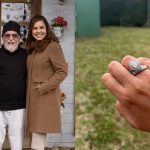 Romântico! Carlos Alberto de Nóbrega presenteia esposa com anel de diamantes