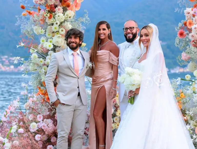 Casamento na Casa Gucci: Deborah e o marido são padrinhos de influenciadora na Itália. Veja fotos!